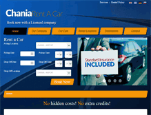 Tablet Screenshot of chania-rent-a-car.gr